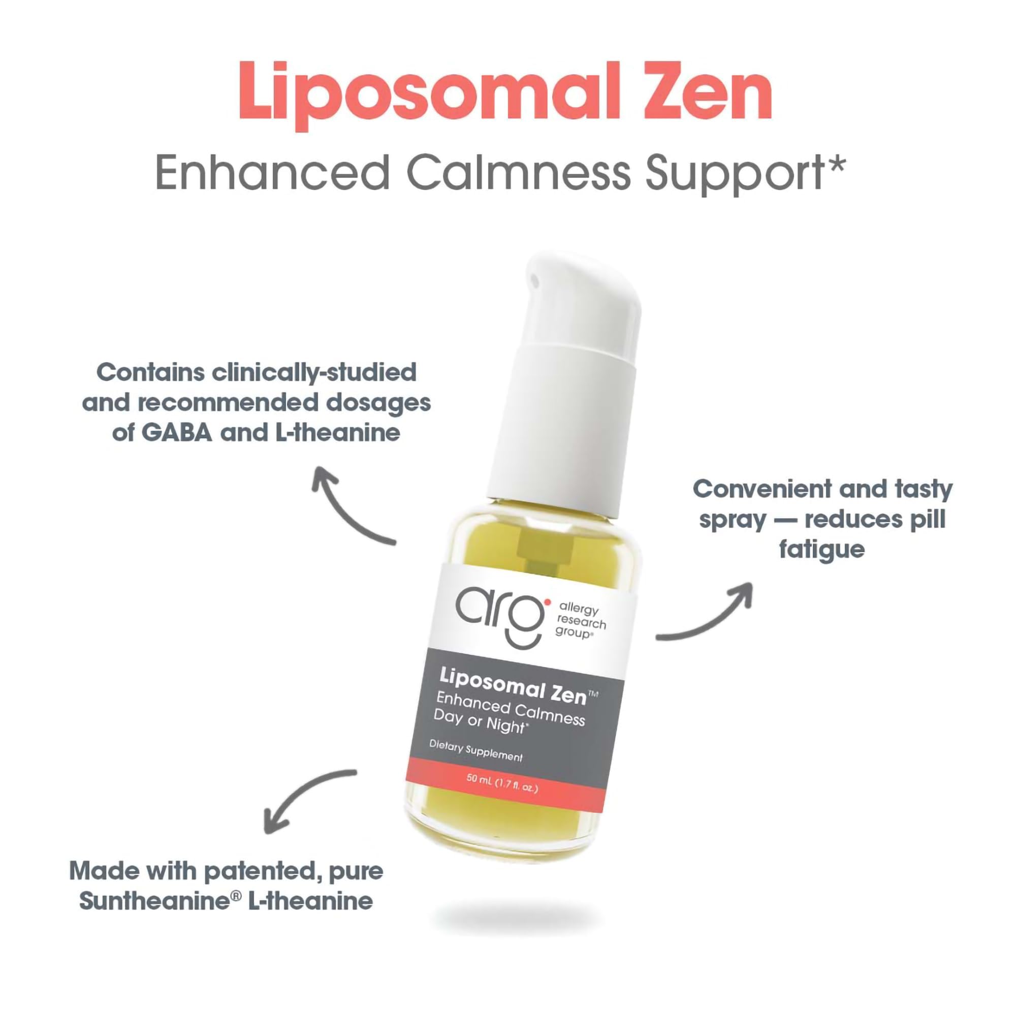 ARG Liposomal Zen L-Theanine Liquid Supplement, 1.7 fl oz — Amazon image 5