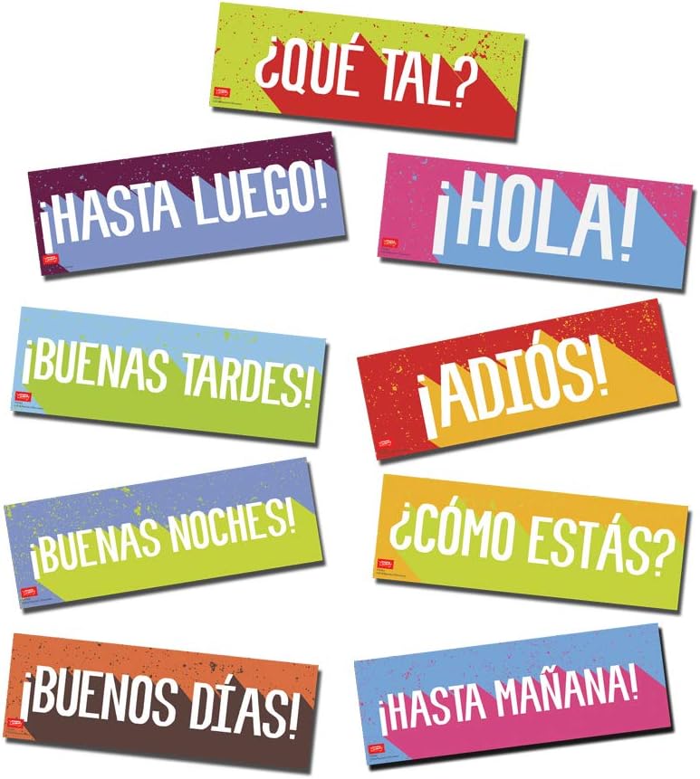 Greetings Spanish Bulletin Board Set