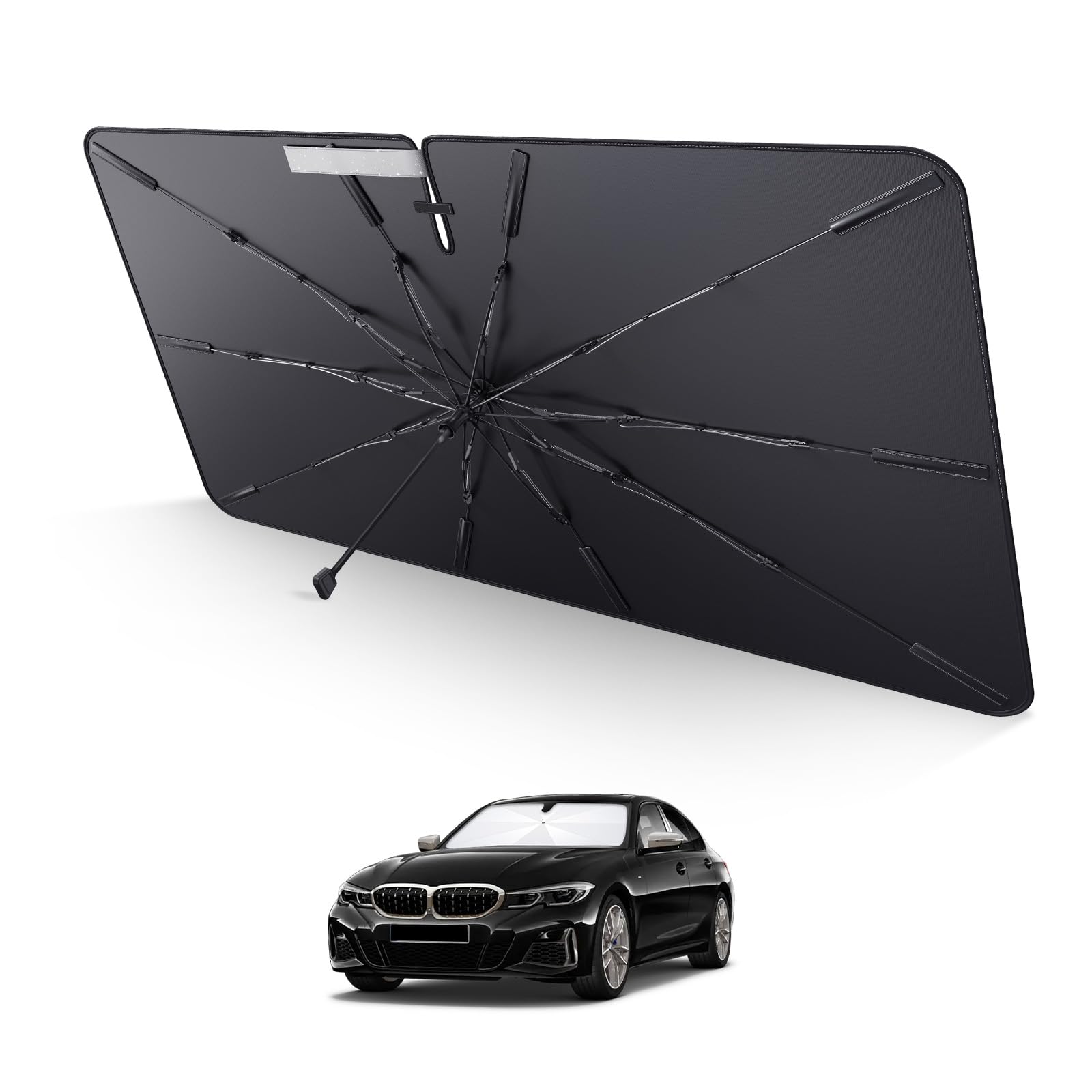 CDEFG Zonwering, compatibel met BMW X3 G01 2017-2023 2024 / IX3 2020-2024, zonnescherm, voorruit, parasol, de voorste geluidswand, voorruit, auto, zonneklep X3 IX3 2023, accessoires