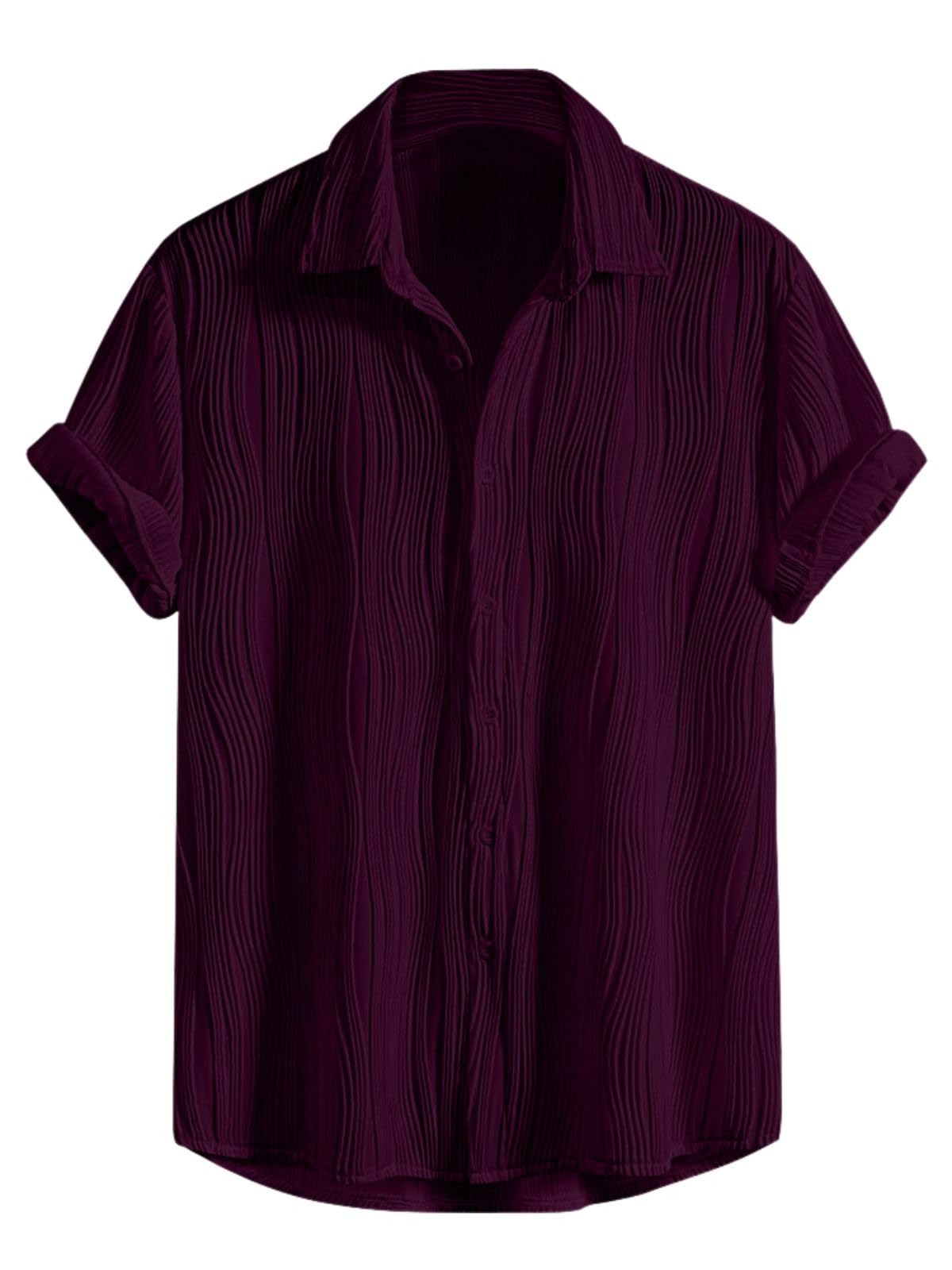 greciilooks Shirt for Men | Mens Casual Shirt | Men Stylish Shirt | Men Textured Shirt | Men's Regular Fit | Men Formal Shirt | Men's Solid Slim Fit-picture-22