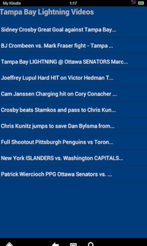 Tampa Bay Hockey News (Kindle Tablet Edition)