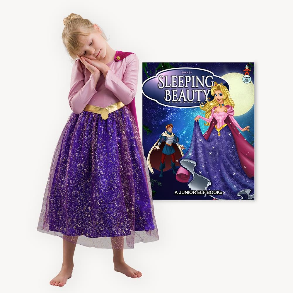 Pretend to Bee Princess Dresses, Ages 3-4, Dress Up Costumes for Kids, Cinderella, Rapunzel, Sleeping Beauty, Snow White, & The Little Mermaid