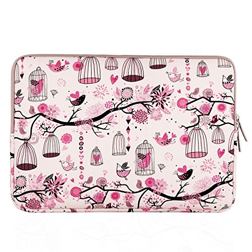 Mosiso Neoprene Laptop Sleeve Bag for 13 Inch MacBook, Light Pink