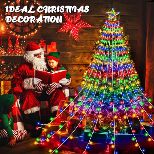 Luces Navideñas Estrella LED Multicolor para Exterior miniatura 2