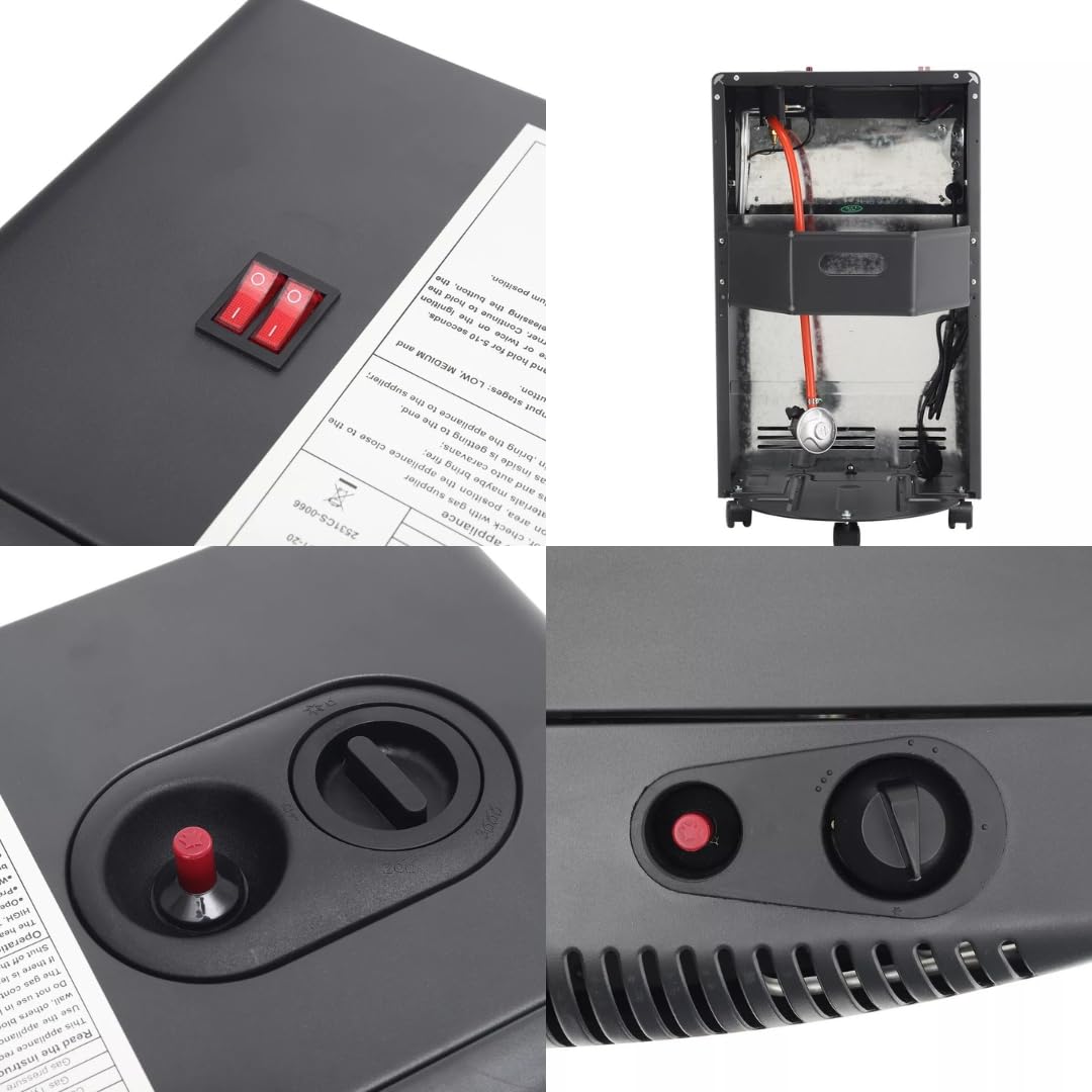 Smartflame Heat Master Plus Bukhari Ceramic Cabinet Gas Room