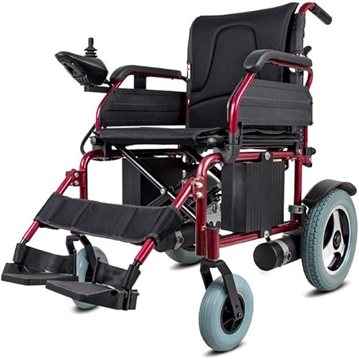 Elektrisk driven rullstol fällbar rullstol Motoriserade rullstolar 320W*2 Dubbel motorstolbredd 46 cm avtagbar litiumbatteri Anpassas till en mängd trottoar 20AH Portable