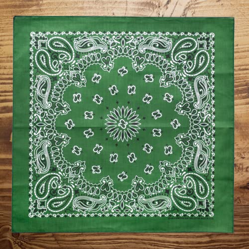 Colter Co. 4Pk Paisley Bandana - Usa Made Classic Pattern Multi-Purpose Bandanas For Men And Women thumb #6