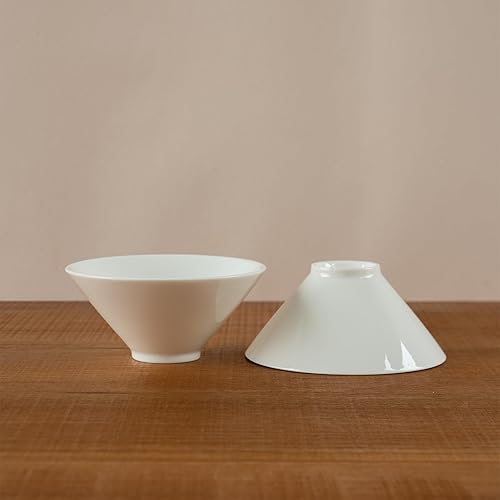 Miniatura 3 de Tazón de cerámica de 10 onzas, cuencos de cereales de porcelana blanca, juegos de 5 para sopa, avena, arroz, ensalada de helado, frutas, microondas