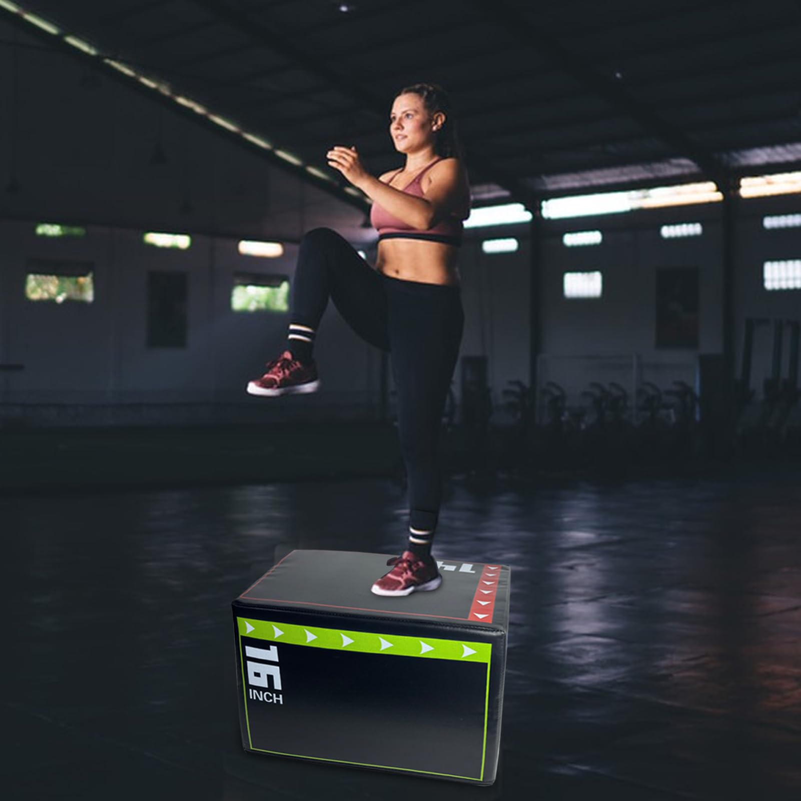 Generisch Plyo Box Jump Box Sprungbox Sprungkasten Stoßfeste Und rutschfeste Sprungkiste Für Body Workouts 40x30x35 cm
