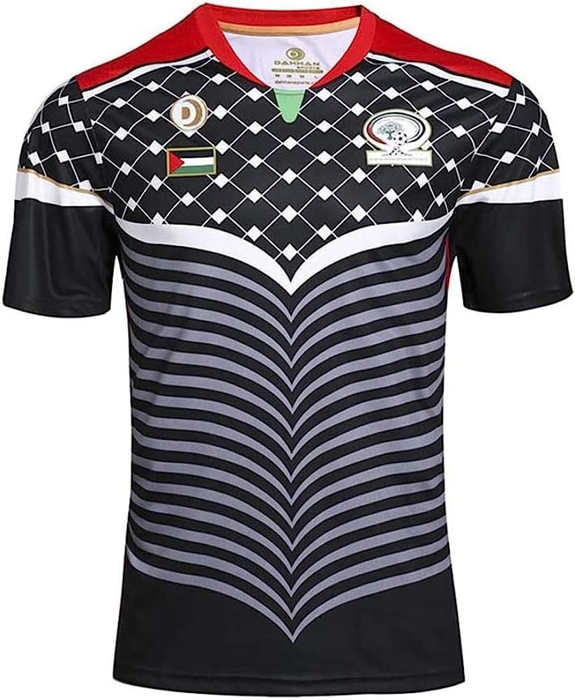 SPABOY Maillot de rugby Palestine 2019 pour homme, polo Palestine, t-shirt d'entraînement, haut de sport, meilleur cadeau d'anniversaire