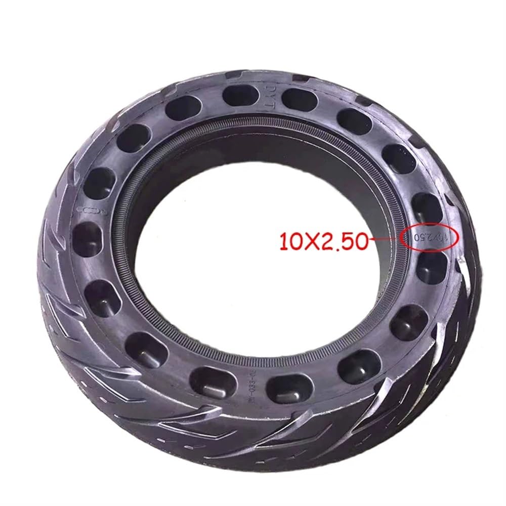 Pneu Trotinette Electrique 10x2.50 Double Pneu Solide en nid d'abeille 10 * 2.5 Tubeless de Roue for Planche à roulettes Scooter électrique