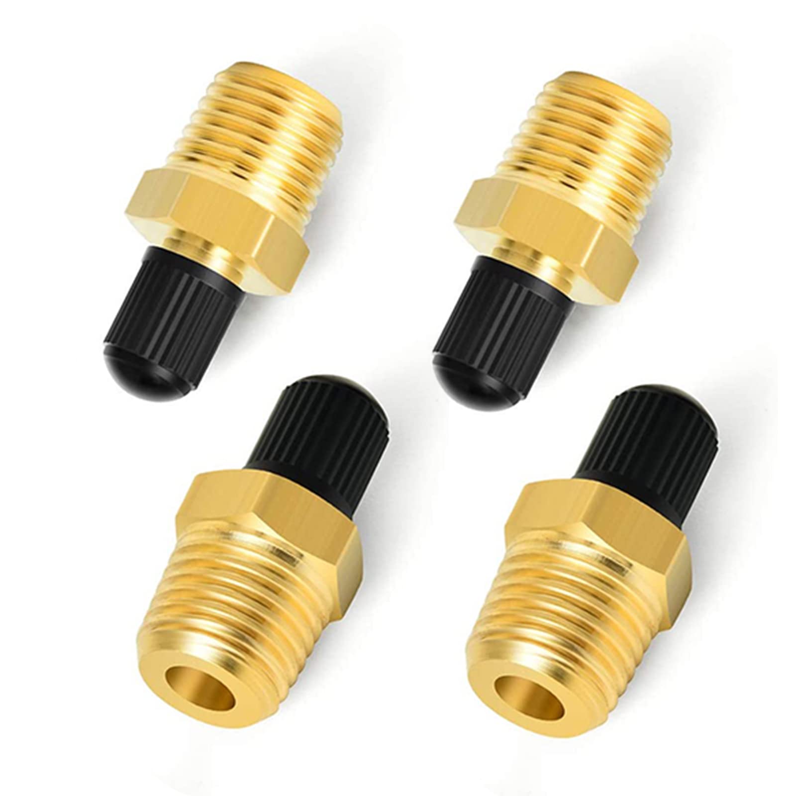 Nucelit Men's Air Compressor Tank Fill Npt Brass Tank Fill 1/4 Npt Brass Air Compressor