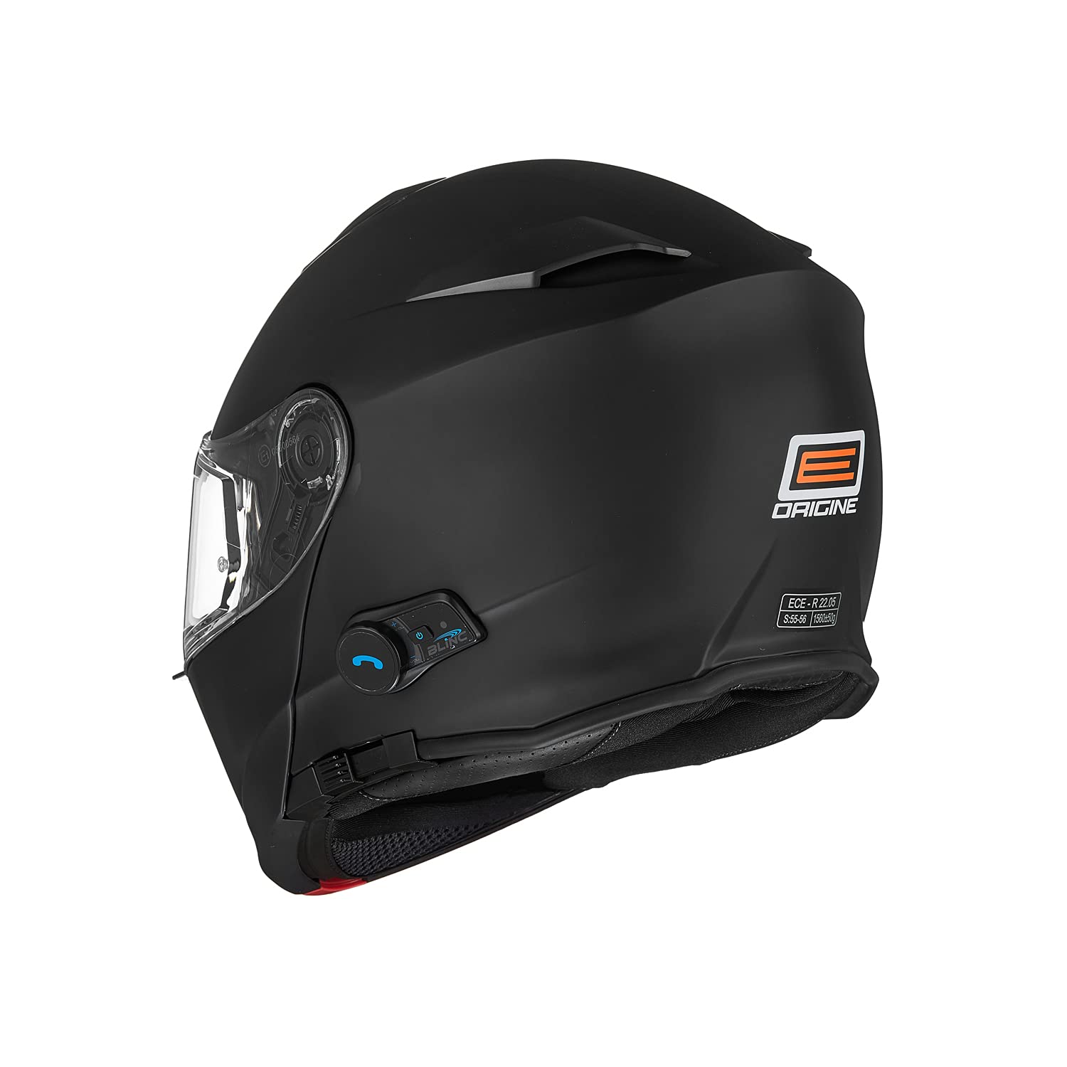 ORIGINE Casco de Moto Modular Bluetooth homologado ECE Voice Dial Casco de Moto Llamada Manos Libres