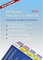 Vista 4 de Upgraded Index Tabs for DSM-5-TR 2022, 94 Printed DSM-V-TR Tabs, 100 Tabs in Total, with Alignment Guide & Disorders Description Sheet for The