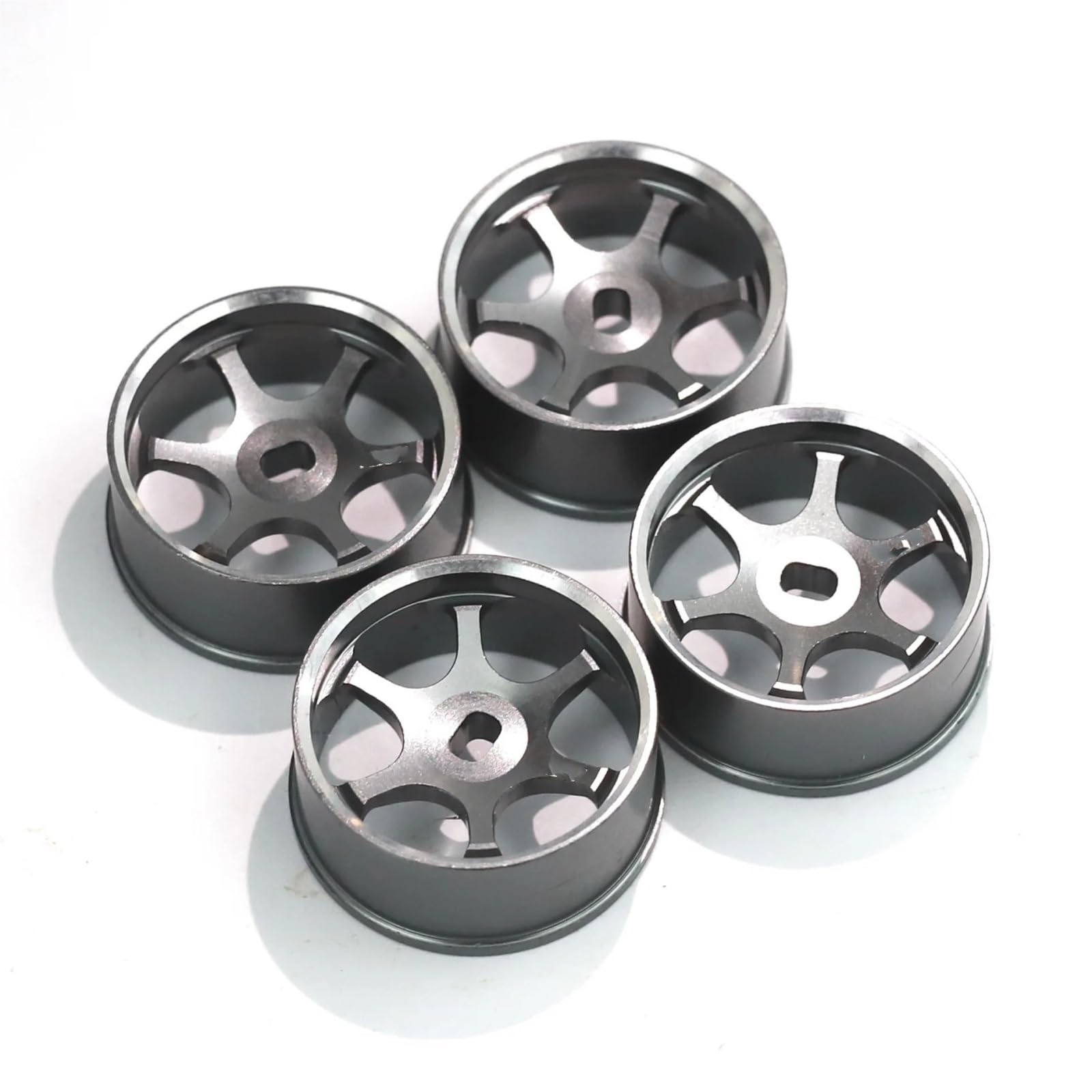Koła i opony do samochodów driftowych RC, Metal Wheel Rims Drift Tires 4pcs Compatible With Wltoys K969 K989 P939 Kyosho Mini-Z 1/28 RC Cars