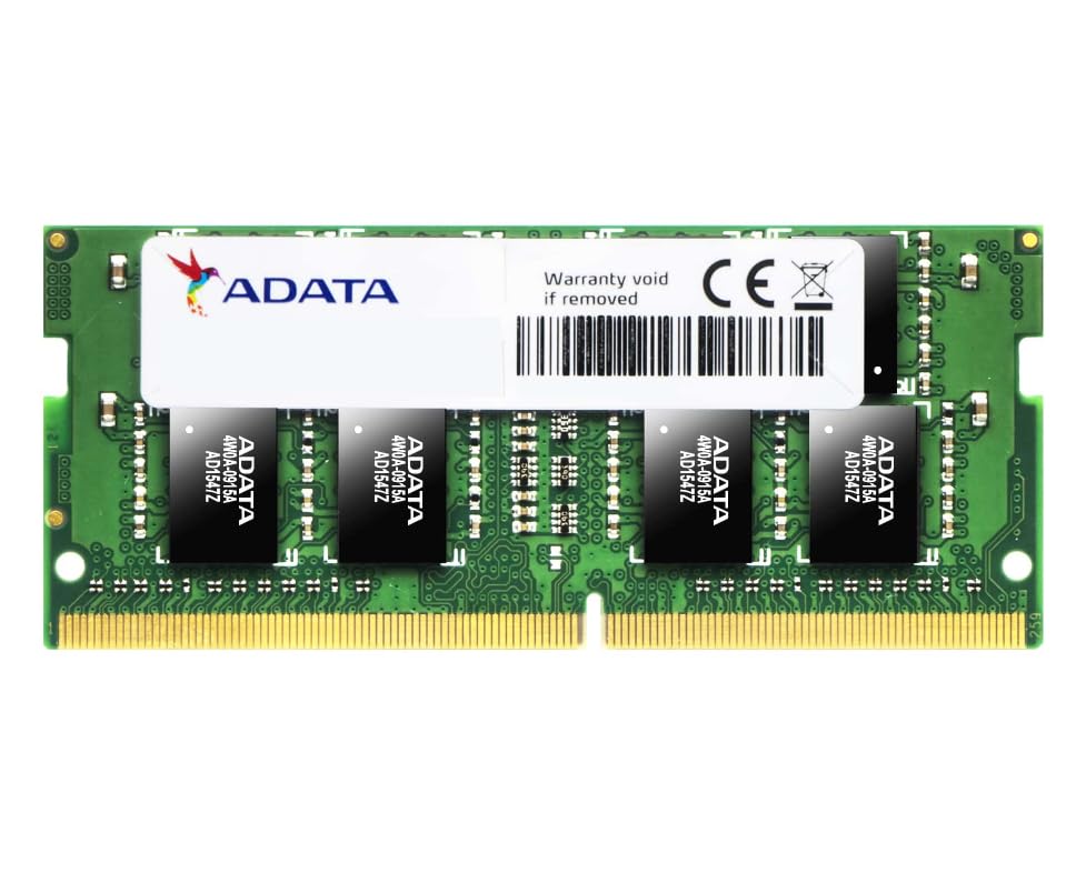 ADATA Premier DDR4 4GB 2666MHz SO-DIMM Laptop RAM – High Speed 260-Pin Notebook Memory, Energy Efficient, Intel & AMD Compatible, Limited (AD4S2666W4G19-R)