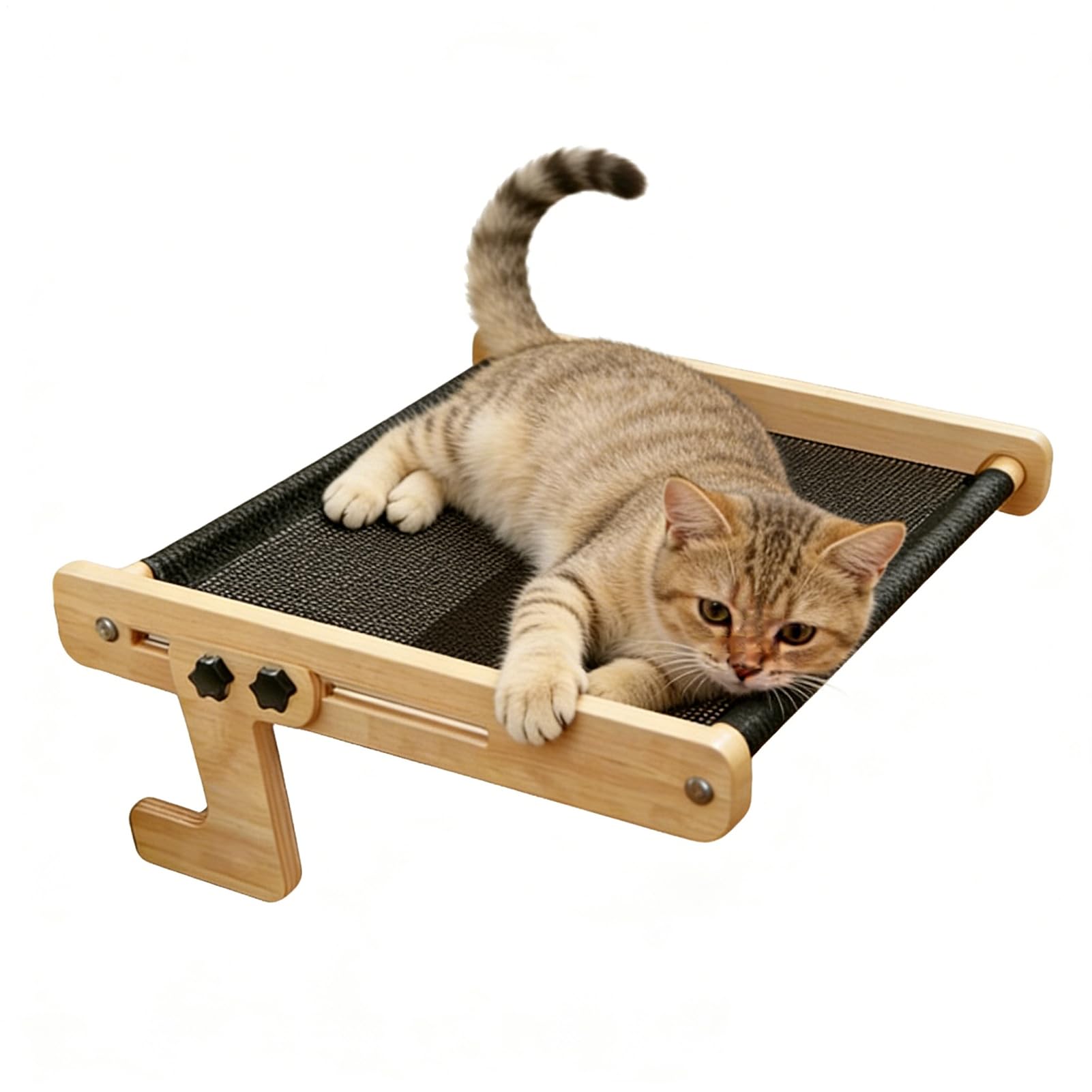 Katzen Hängeplatz Bettseitig Schwebende Innen-Hängematte für Haustiere