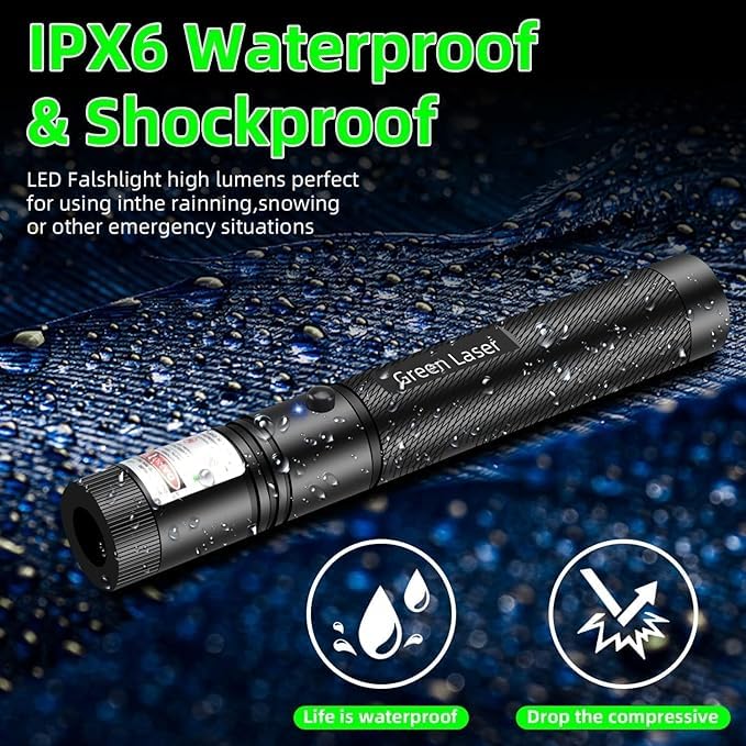 NextTech Latest 2026 High-Power Laser Pointer - USB Rechargeable, 5000m Long-Range Beam - Smart Laser Pen for Presentations, Stargazing & Outdoor Use 4