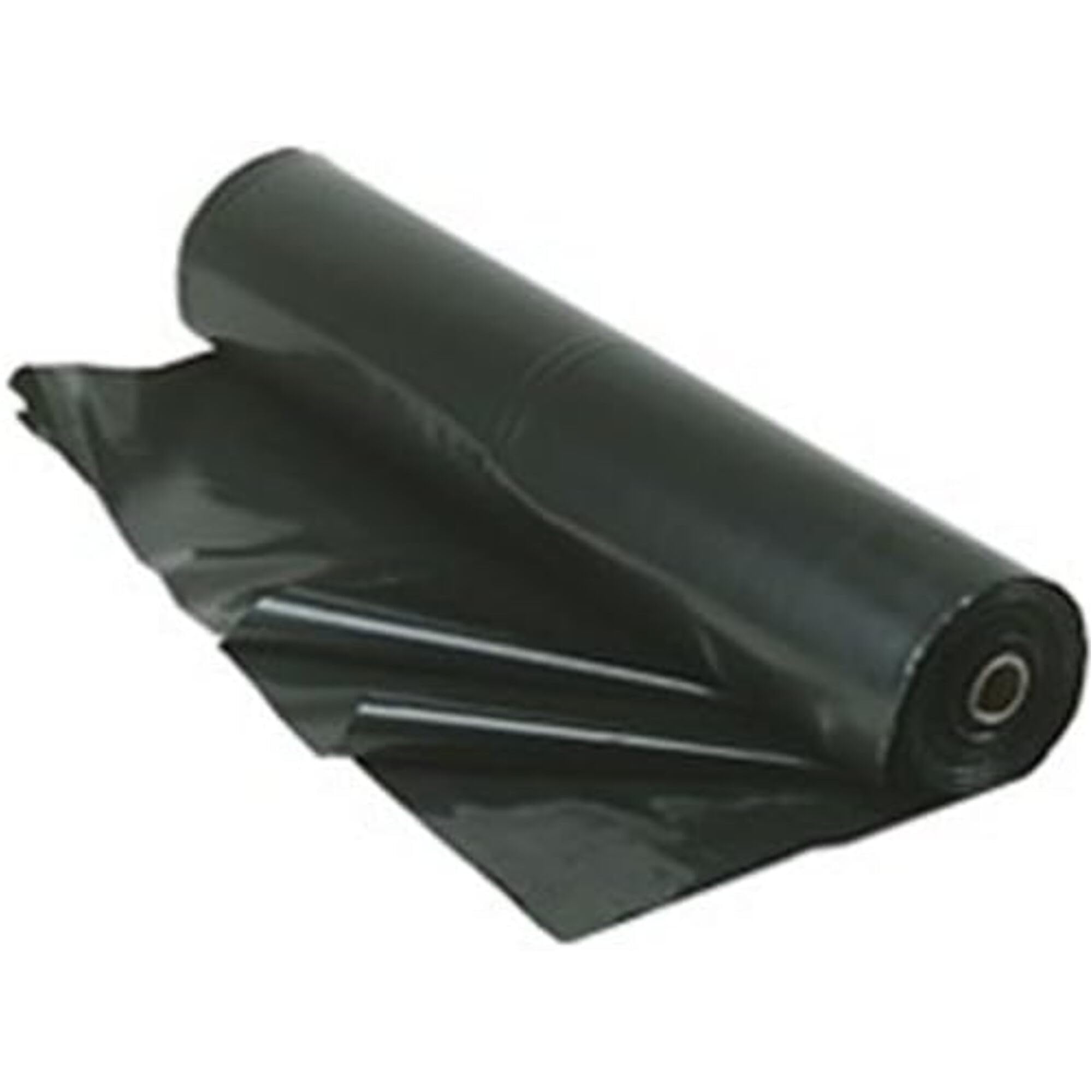 TRM 412B 12' x 100 Weather-All 4 Mil Black Poly Plastic Sheeting Visqueen Roll