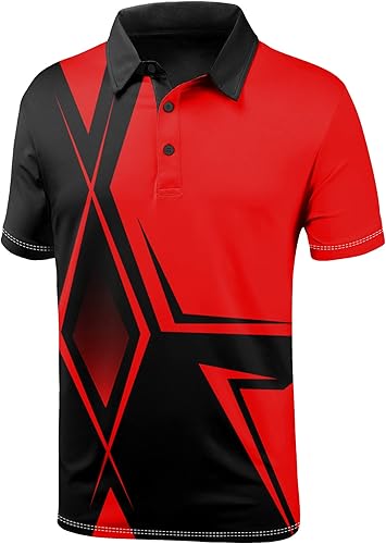 SWISSWELL Polo de manga corta para hombre, polo de golf, casual, atlética, de secado rápido, para correr, tenis, senderismo