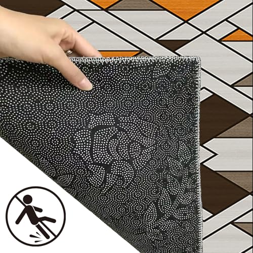 Runner de alfombra suave para pasillo y dormitorio de estilo moderno 4