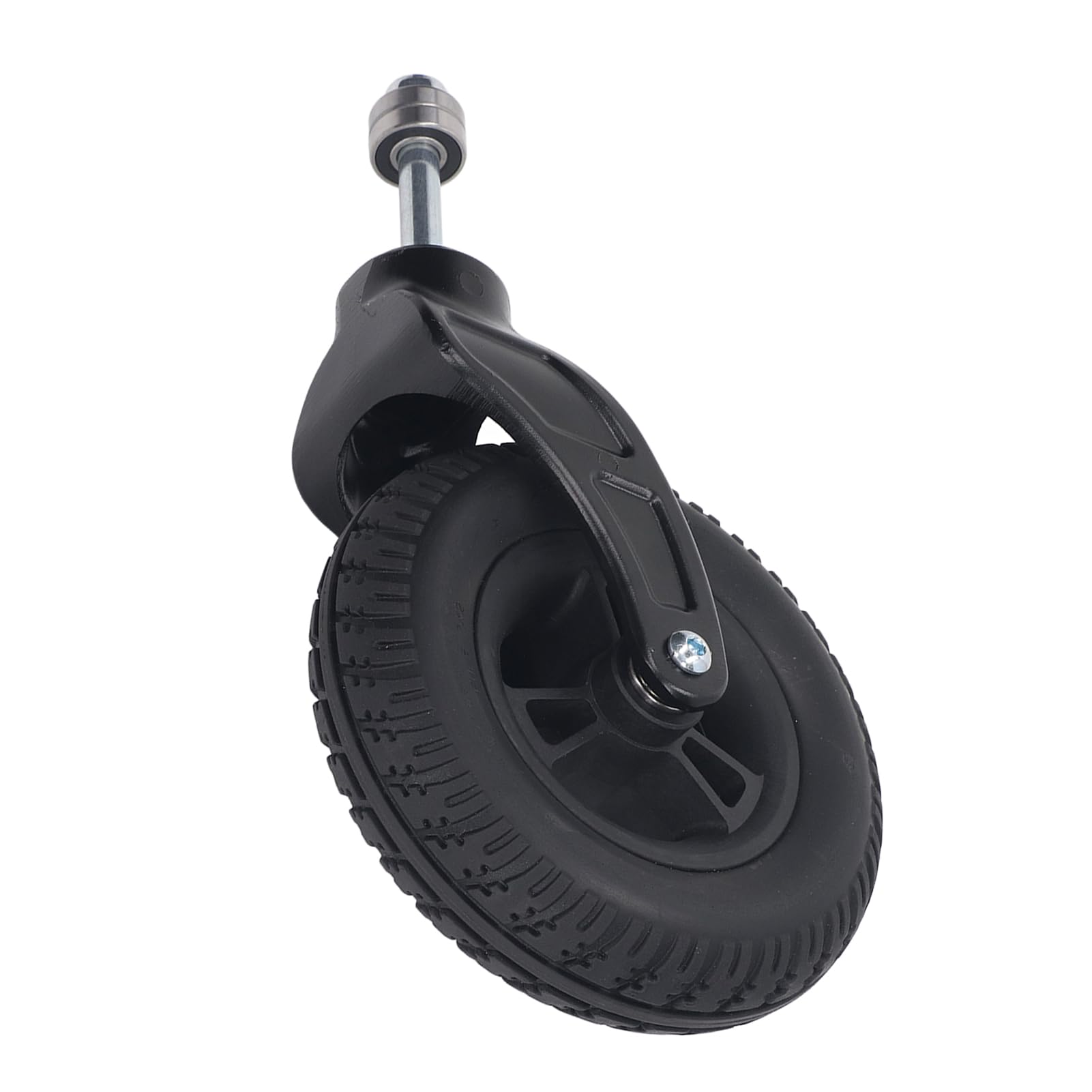 7 Inch Swivel Caster Universal Pu Hub PVC Wheel Wheelchair Front Wheel Replacement 120kg Load Capacity for Elderly and Limited Mobility Individuals
