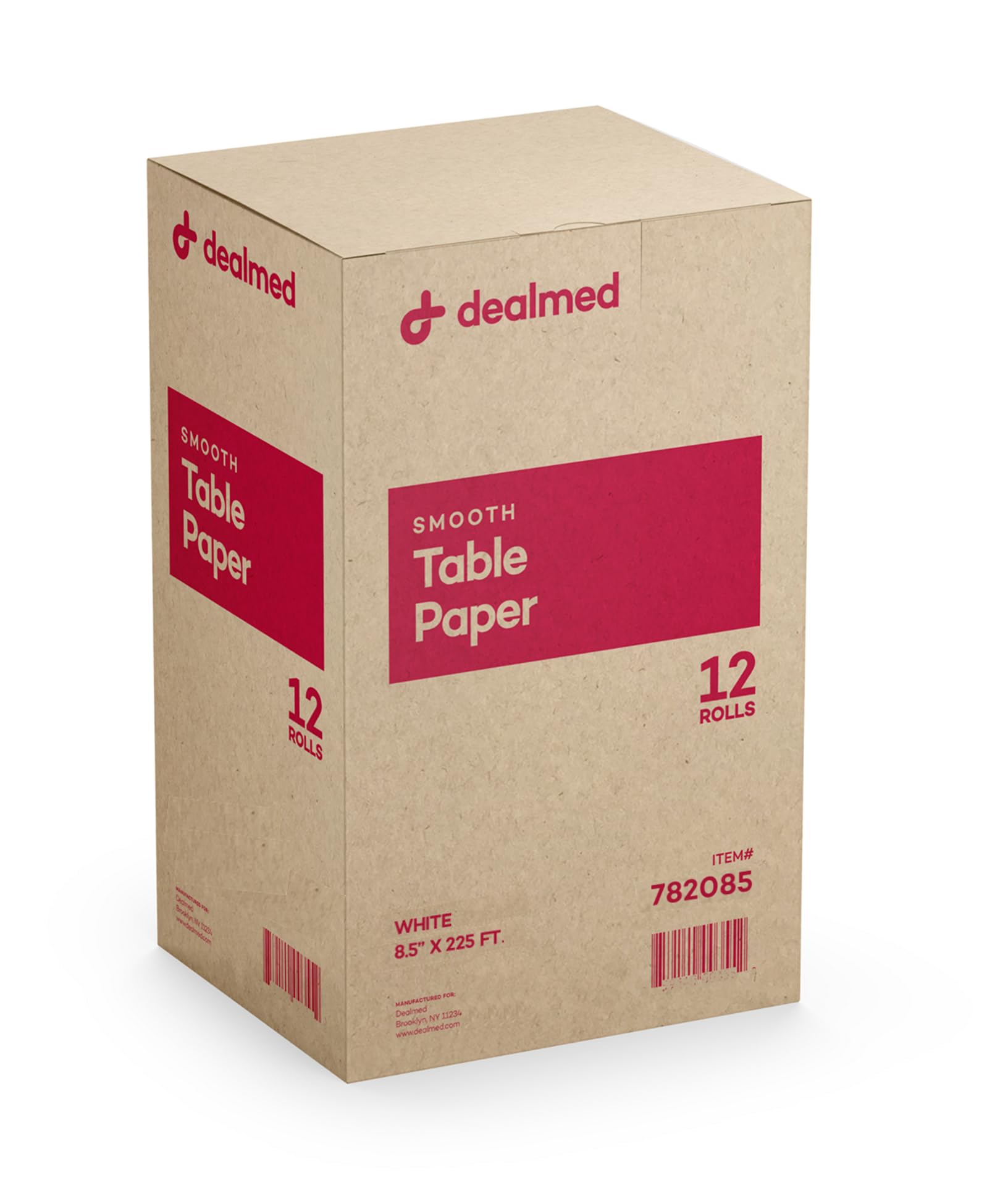 Dealmed Table Paper Exam Cover - 14 in x 125 ft, Crepe, White, 12 Rolls — Amazon image 18