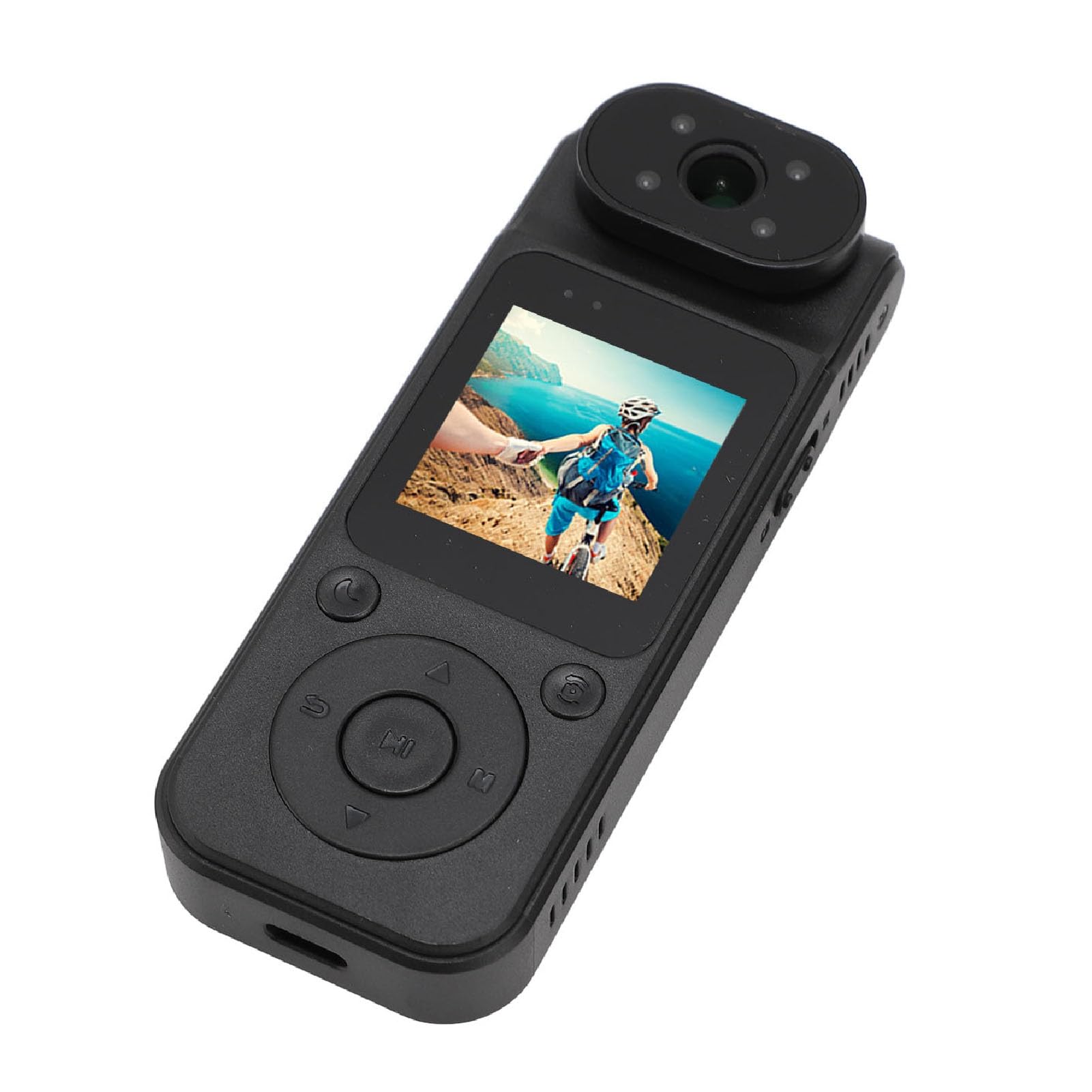 Body Camera with Audio Video Recording, 4K Body Cam with 180° Rotating Lens, 140° Wide Angle, Body Worn Camcorder for Law Enforcement, Riding, Outdoor, Hiking-image-28