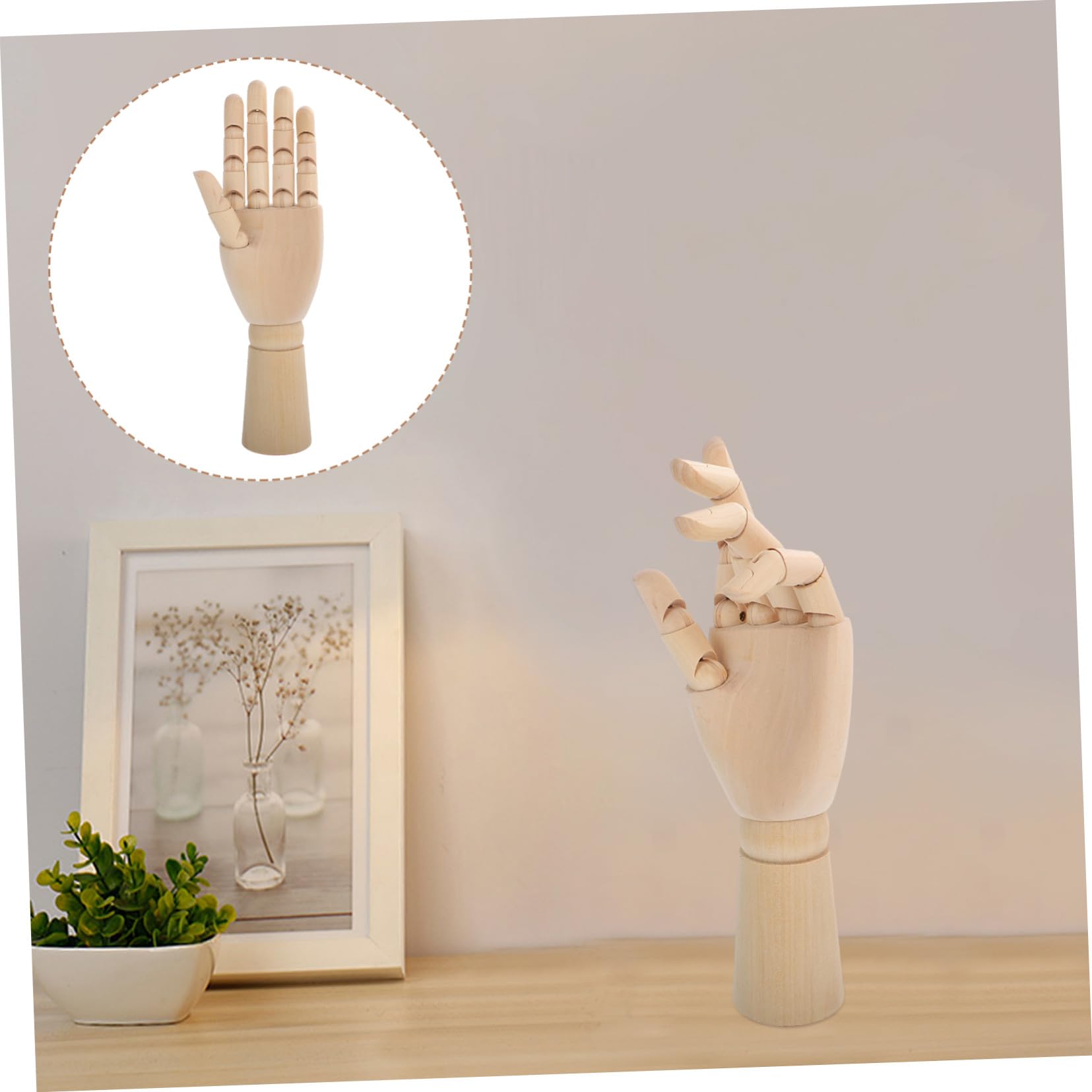 Bewegliches Handmodell mit Flexiblen Fingergelenken für Kunstwerke und Schreibtischdekoration Vielseitig Formbar