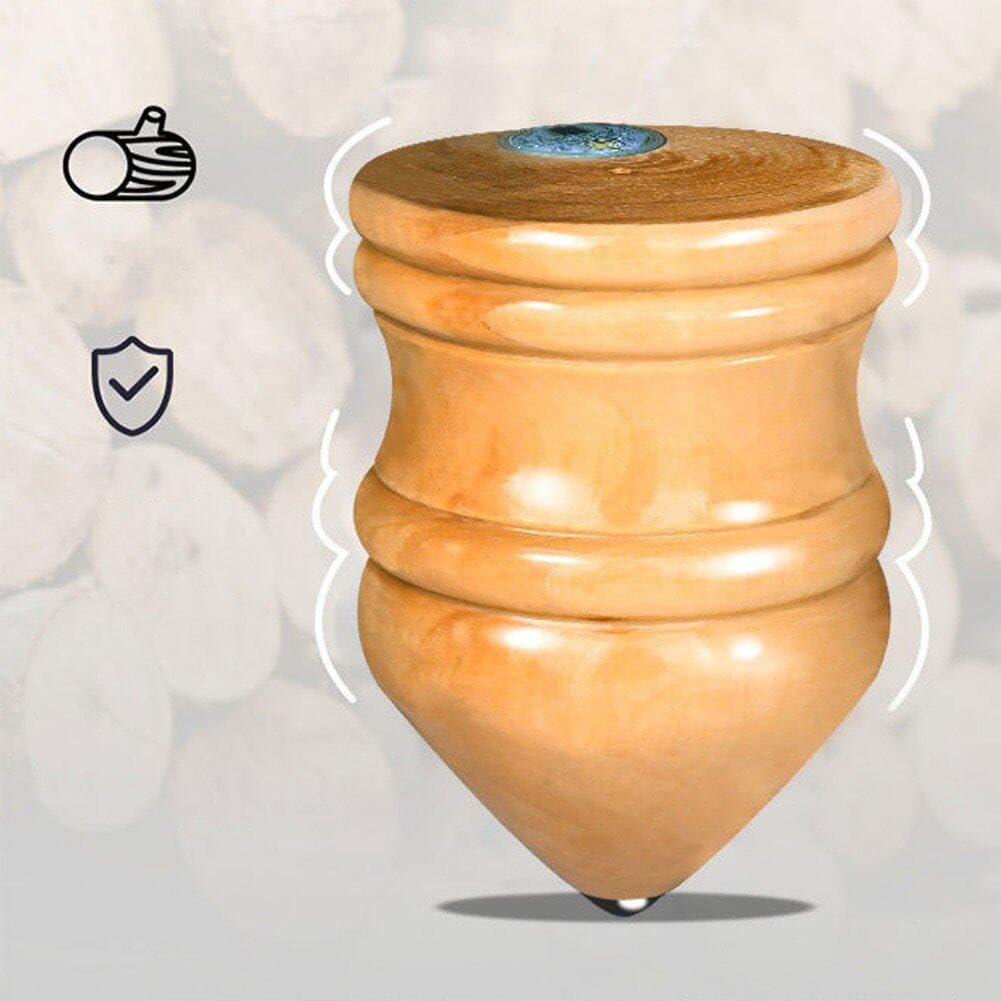 Toupie Traditionnelle Chinoise En Bois Avec Corde à Fouet – Lot Complet Pour Jeu D'extérieur Et Sport