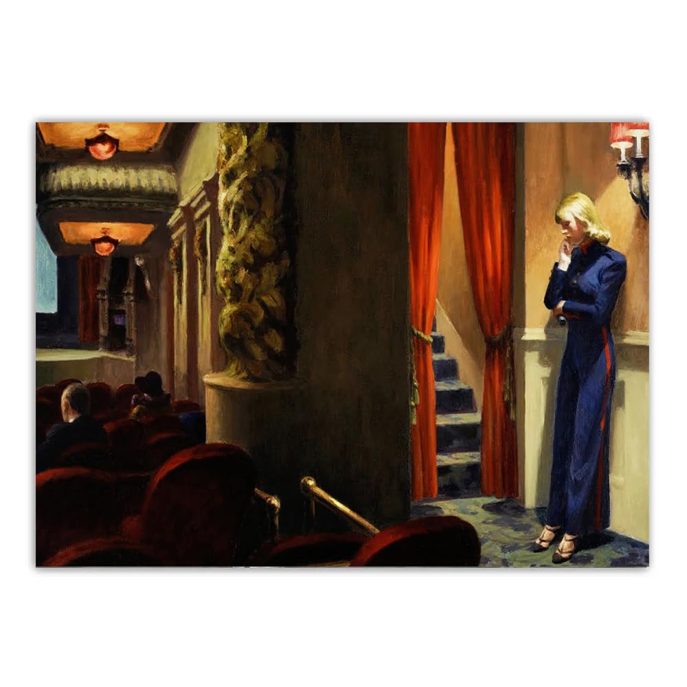 Peinture Murale Edward Hopper pour la Décoration du Salon
