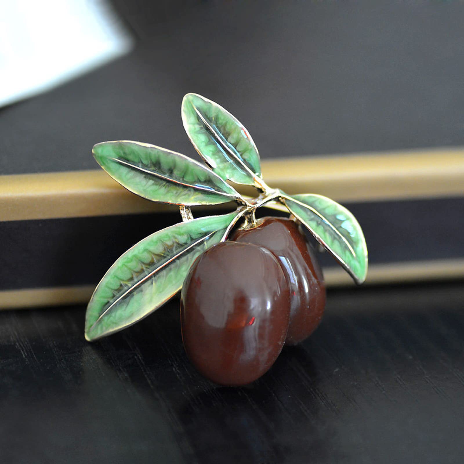 Broche vintage créative : idée cadeau personnalisé maman et proches