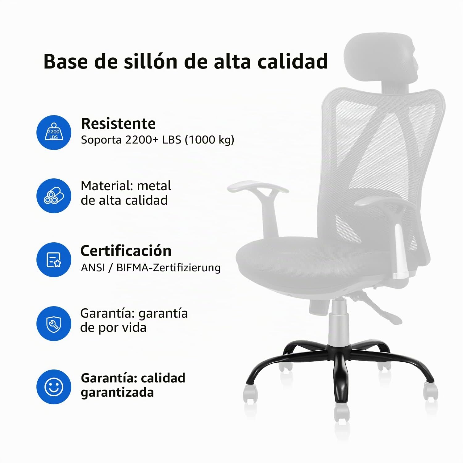 Mastery Mart Accesorios para sillas de Oficina