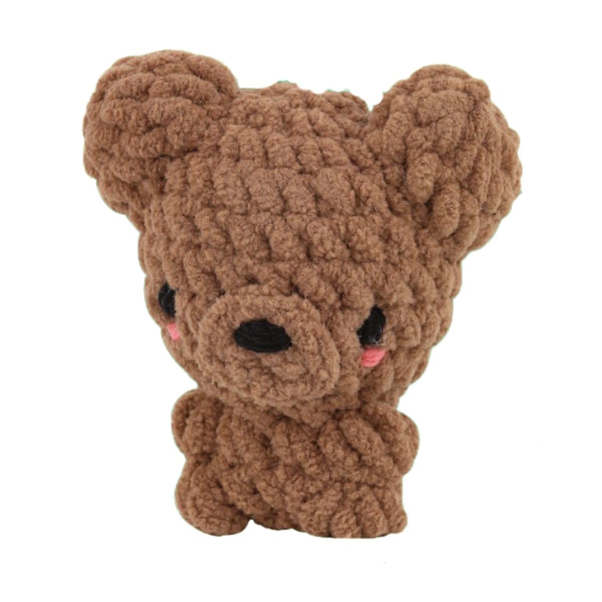 Knitty Critters – Yarnimals – Billy The Bear | Beginner-Friendly Crochet Craft Kits with 100% Recycled Yarn - Amigurumi Crochet