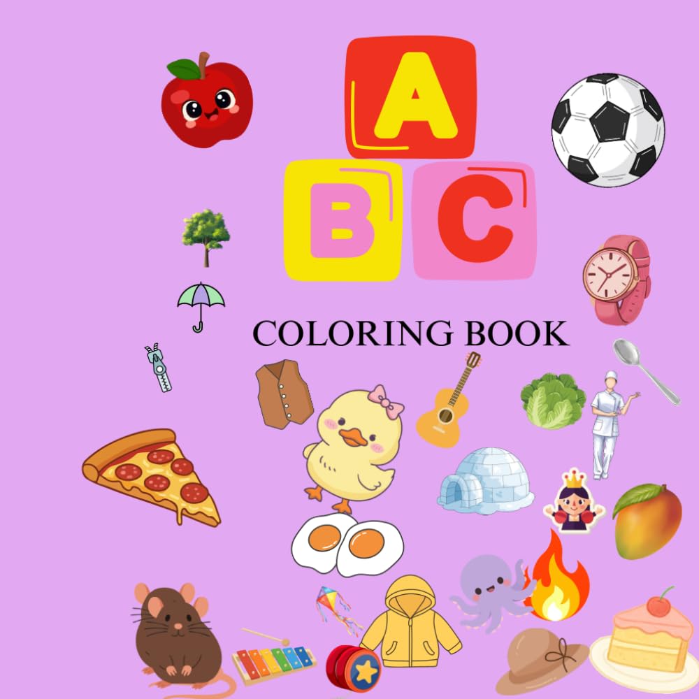 ABC Alphabet Coloring Book