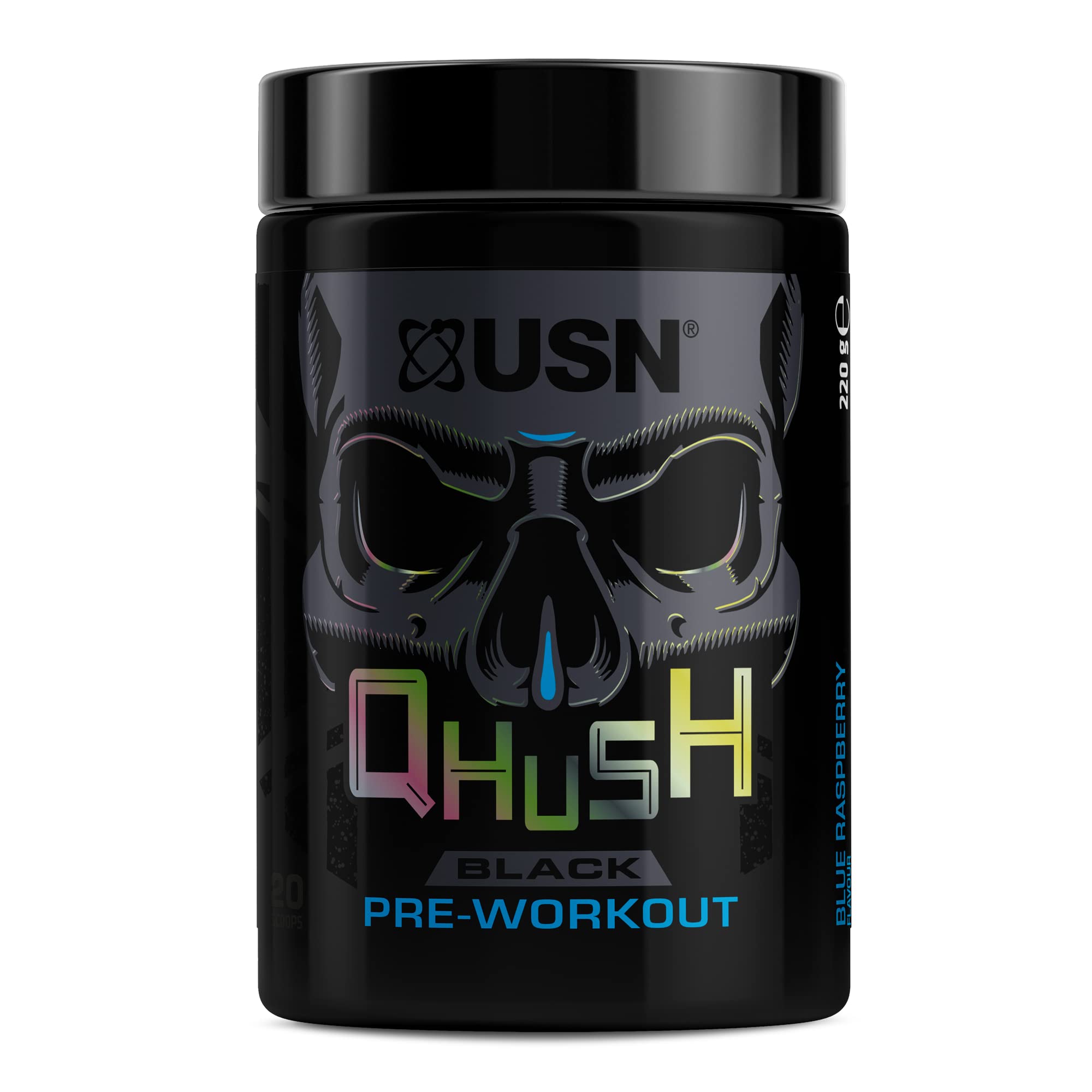USN QHUSH Pre-Workout (20 serv) Blue Raspberry