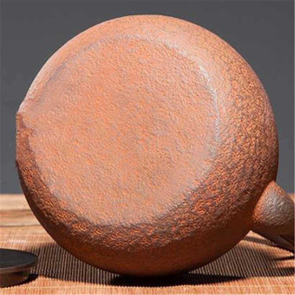 鉄瓶 錆びた茶色 伝統的デザイン 伝統的な日本の鉄瓶 錆びた茶色