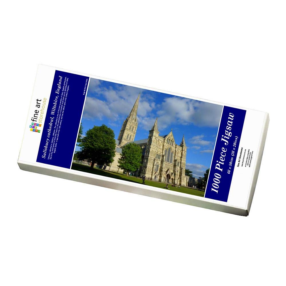 Media Storehouse 1000 Piece Puzzle of Salisbury cathedral, Wiltshire, England (13507028)