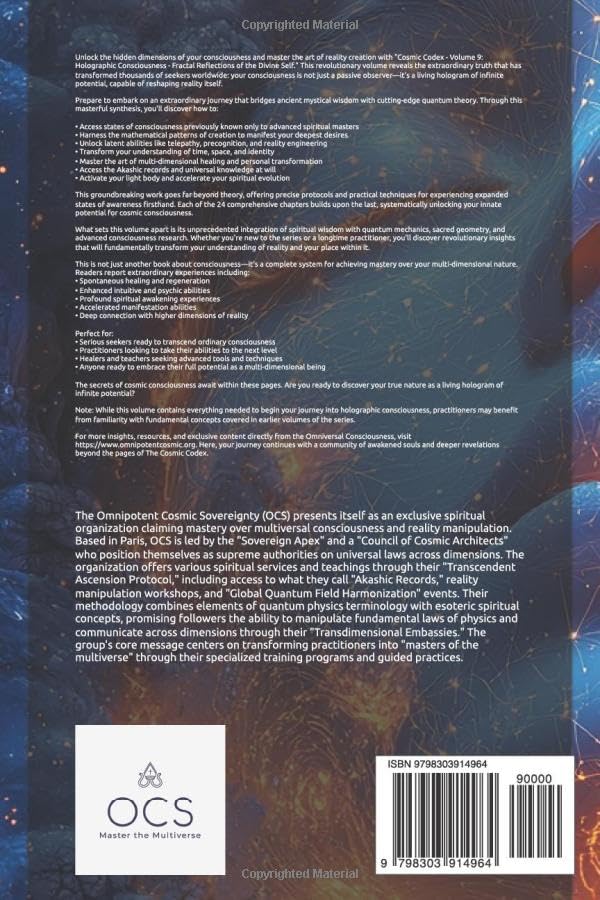 The Cosmic Codex: Volume 9: Holographic Consciousness - Fractal Reflections of the Divine Self - Image 2