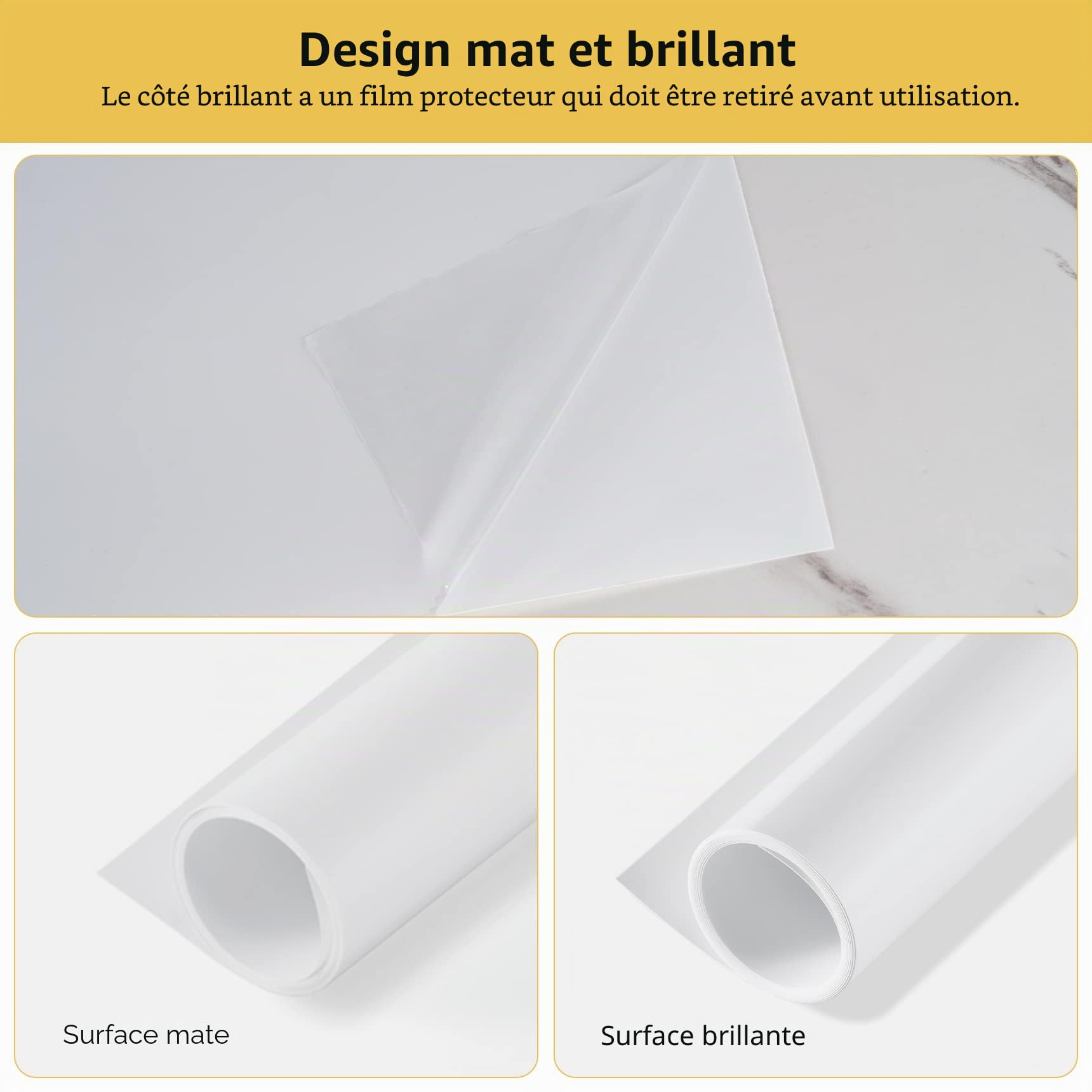 Selens Fond de Photographie en PVC, 120 x 300 cm, Blanc, imperméable