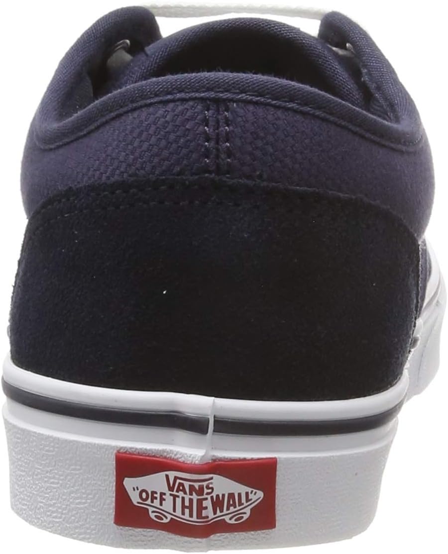 Vans Men's Low-Top Trainers, Blue Textile Suede, 8.5