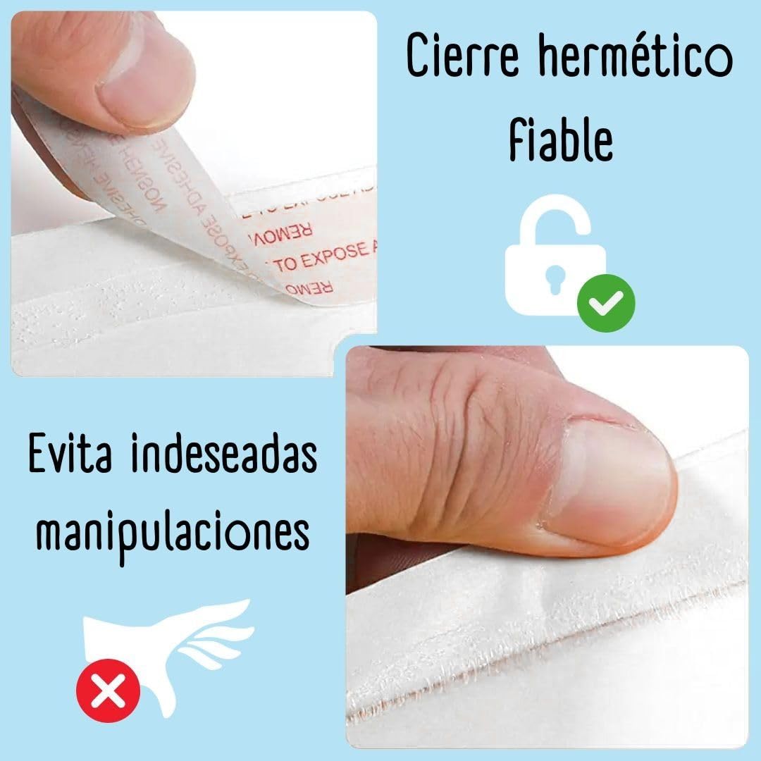 RAYLU PAPER - Pack de 10 Sobres Acolchados de Burbujas Kraft con Cierre Autoadhesivo, Sobres Kraft Acolchados para Envíos color Blanco (220 x 330 mm)