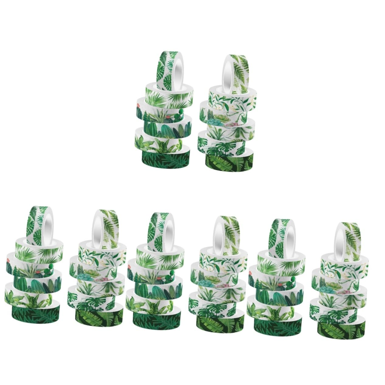 NUOBESTY 48rotoli Adesivo Washi Tape Decorativo Per Per Scrapbooking Pianificazione e Decorazioni Facile Strappare e Usare