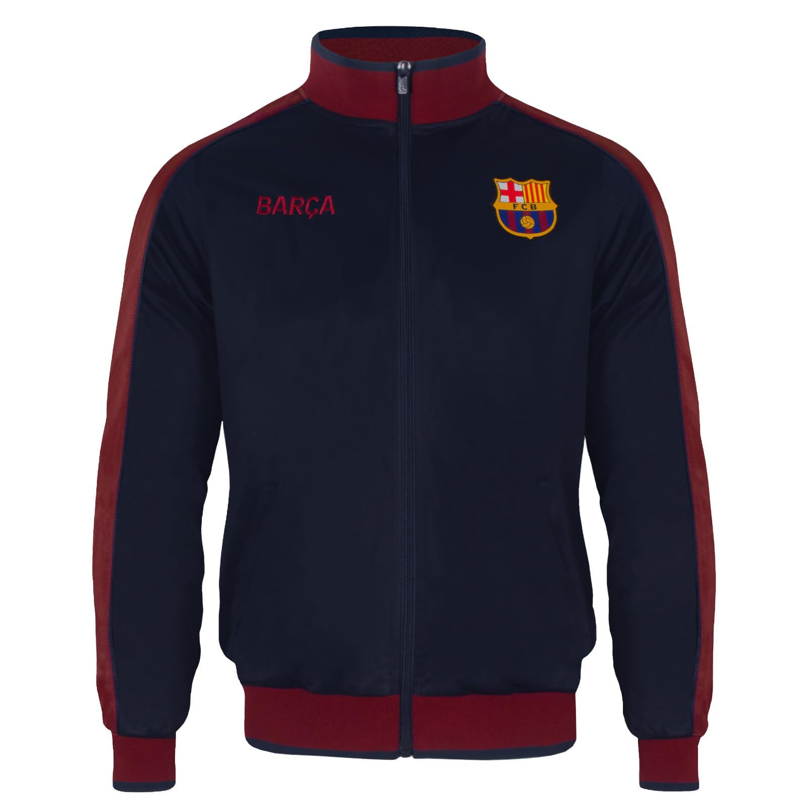 FC Barcelona officiel - Veste de survêtement - thème football/rétro - garçon - 12-13 ans