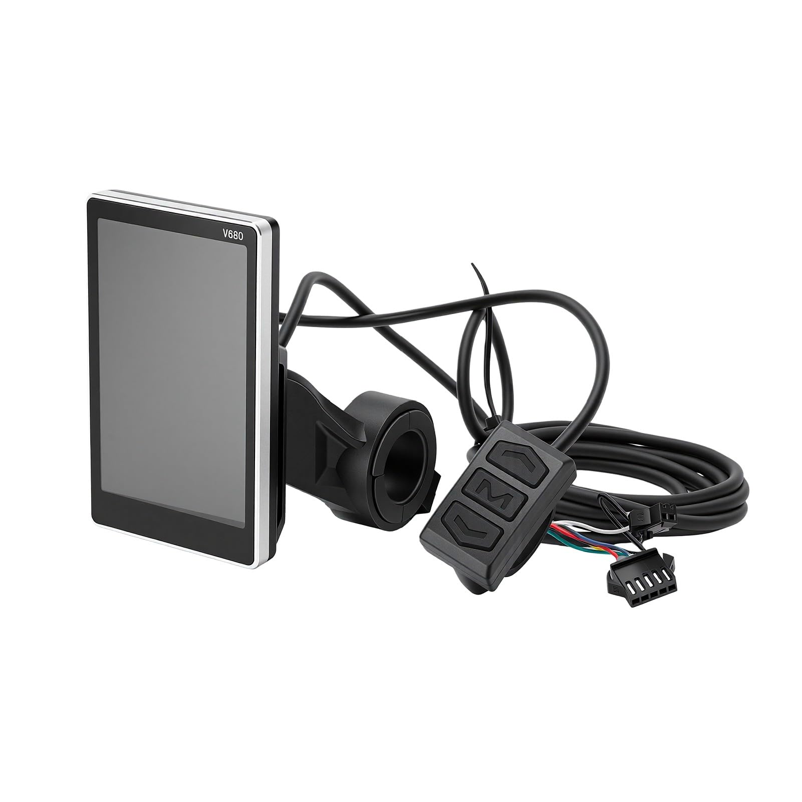 Ebikes Display Misuratore LCD ABS con UART 9600 Schermo per Bici Elettrica Tensione della Batteria Velocità Chilometraggio Display Corrente per Scooteristi Pendolarismo e Sostituzione