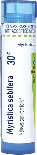 Boiron Myristica Sebifera 30C para el dolor de forúnculos - 80 pellets