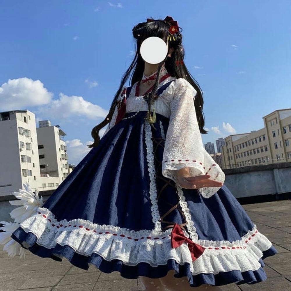 ロリータ JSKキャミソール リボン ゴスロリ 宮殿風 森ガール 姫様　グリーン ロリータ JSK キャミソール リボン ゴスロリ 宮殿風 森ガール 姫