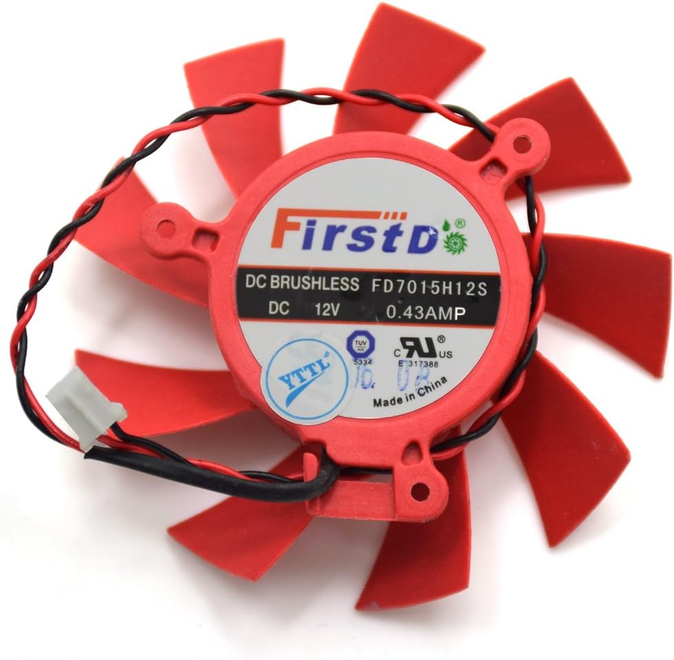 FD7015H12S 12V 0.43A 65mm 2 Pin Replacement Cooling Fan For