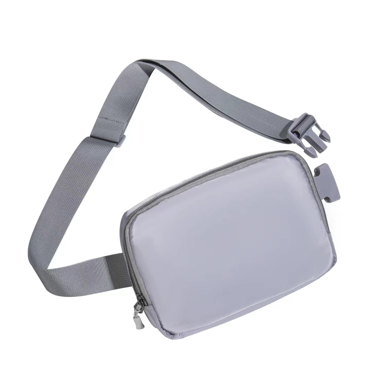Unisex Mini Belt Bag with Adjustable Strap Small Waist Pouch for Workout Running Travelling Hiking, Fanny Bag, one Size. (Grey)-image-35
