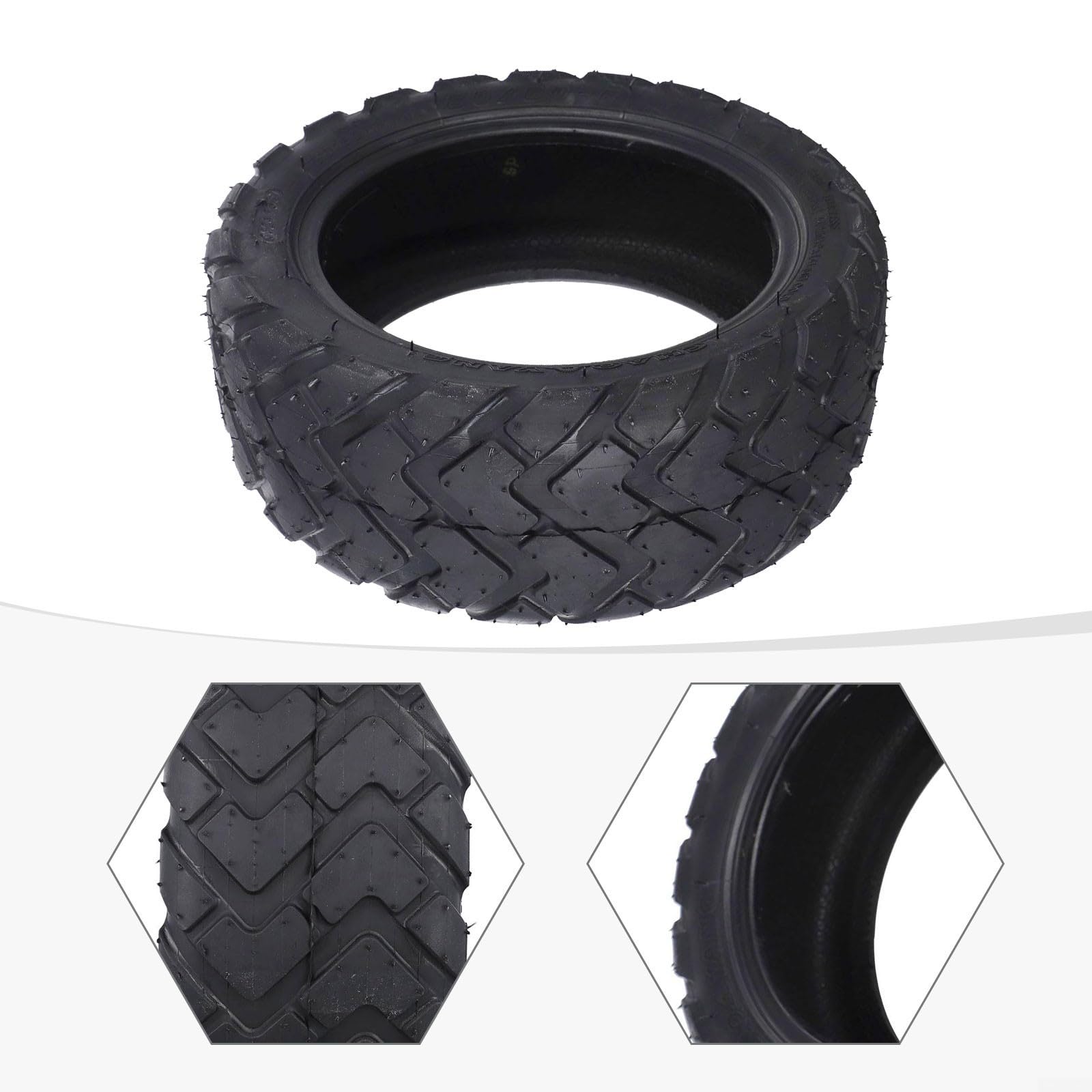 10 Inch Electric Scooter Tubeless Tire, 80/60-6 Replacement Thickened Rubber Wheel For Most Scooter Models